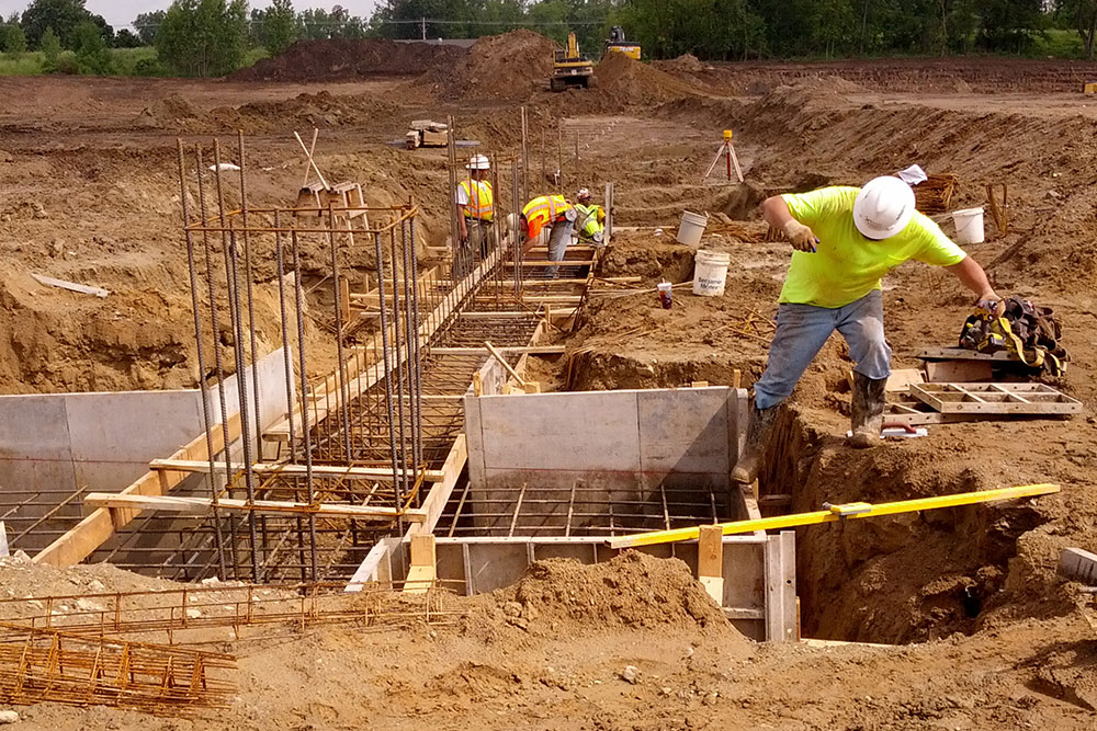 Meijer Distribution Center No. 93 concrete services by Moore Trosper Construction