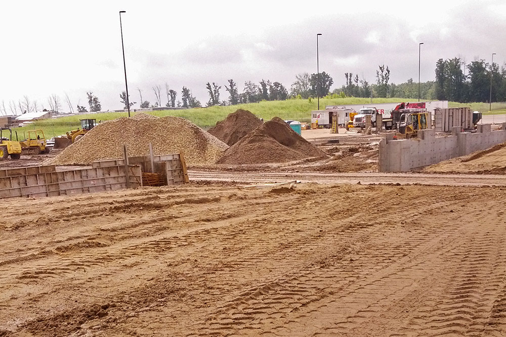 Meijer Distribution Center No. 93 concrete services by Moore Trosper Construction